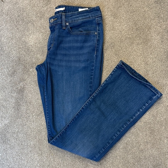 Levi’s 715 Medium Wash Mid Rise Boot Cut Jeans Size 30 - Picture 1 of 5